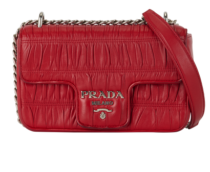 Chain Flap Shoulder Bag, front view